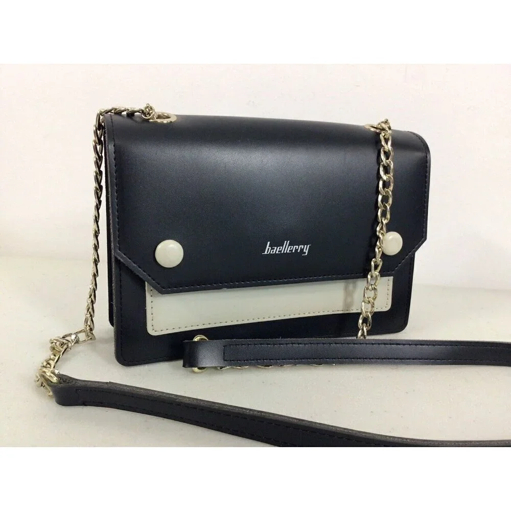 Baellerry Leather Crossbody Bag